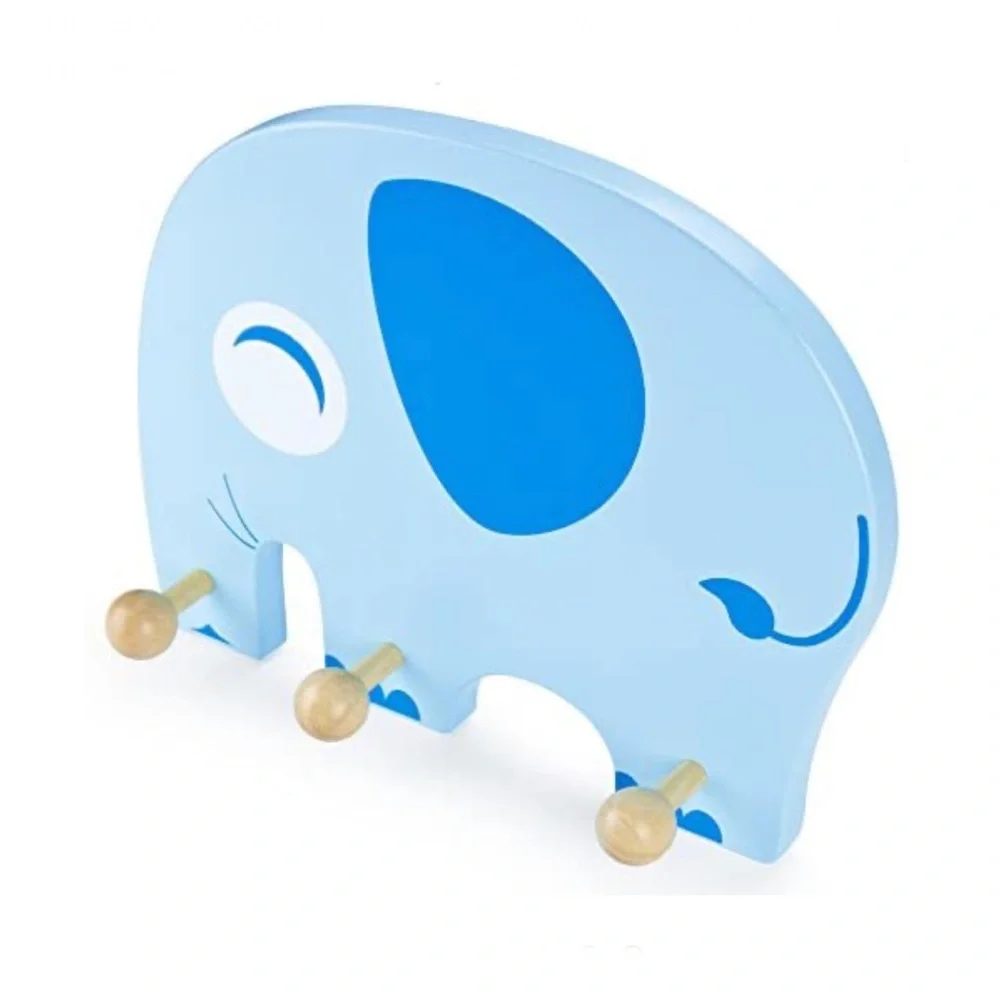 Imagination Generation Wooden Elephant Kids Clothing Rack - Picture 2 of 10